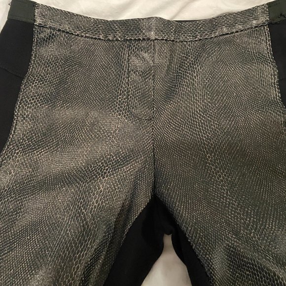 BCBGMAXAZARIA SNAKE PRINT/BLACK LEGGINGS SIZE S - Picture 3 of 6